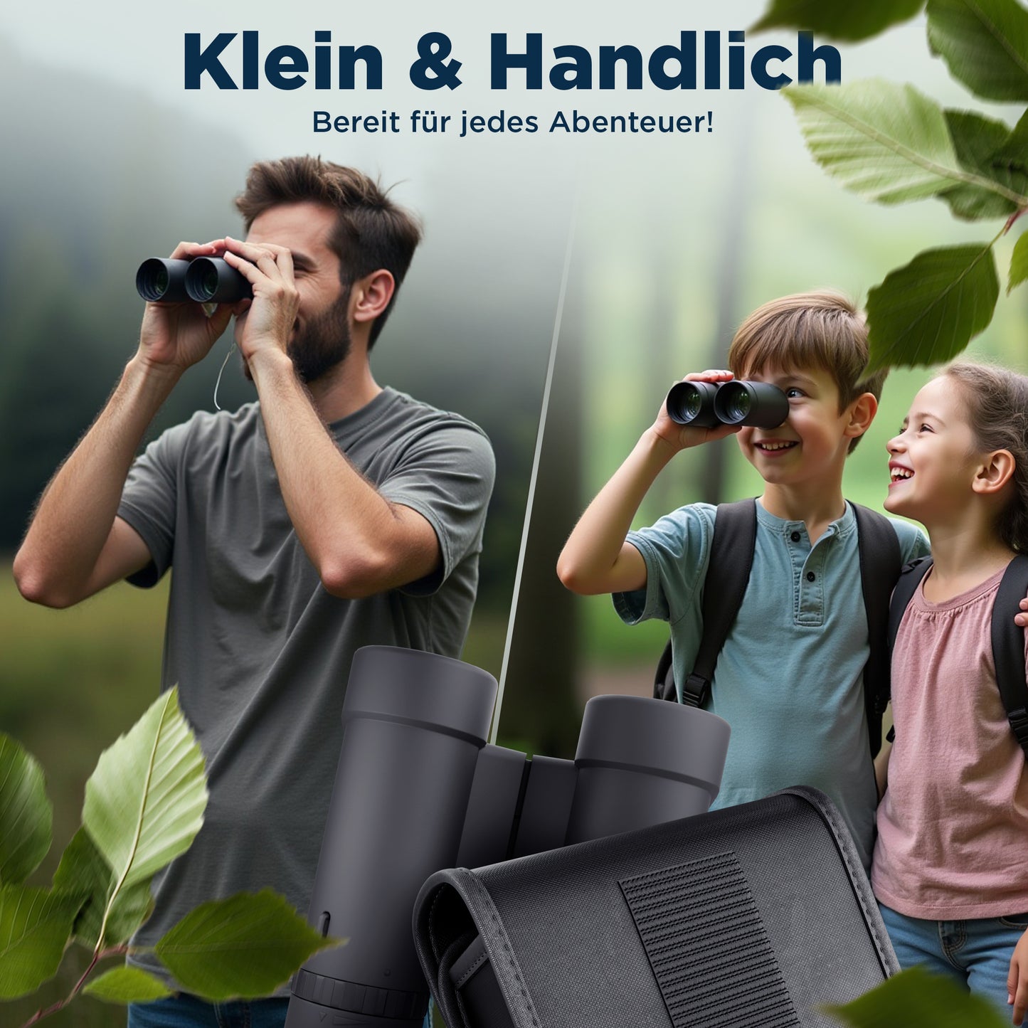 AlpinSpirit© Taschenfernglas 8x21 - Mini Fernglas (Testsieger) - klein & kompakt - für klein und groß