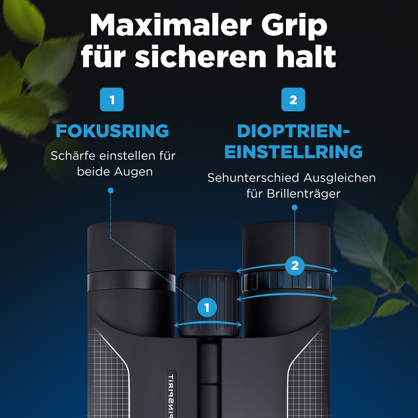 AlpinSpirit© Taschenfernglas 8x21 - Mini Fernglas (Testsieger) - klein & kompakt - für klein und groß
