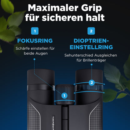 AlpinSpirit© Taschenfernglas 8x21 - Mini Fernglas (Testsieger) - klein & kompakt - für klein und groß