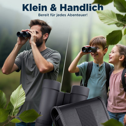 AlpinSpirit Fernglas 10x25 - leicht & kompakt - [EXTREM KLEIN] - TESTSIEGER - Mini Fernglas,für Brillenträger